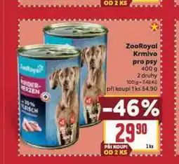 Billa Zooroyal krmivo pro psy nabídka