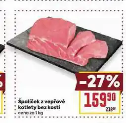 Billa Špalíček z vepřové kotlety bez kosti nabídka