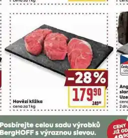 Billa Hovězí kližka nabídka