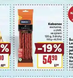 Billa Kabanos nabídka