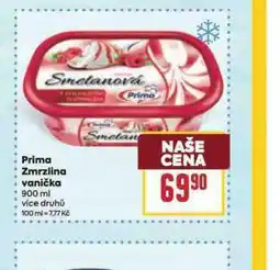 Billa Prima zmrzlina vanička nabídka