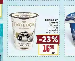 Billa Carte d´or dezert nabídka