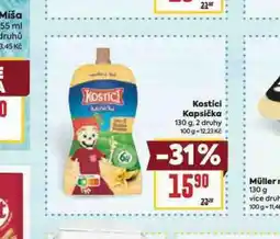 Billa Kostíci kapsička nabídka