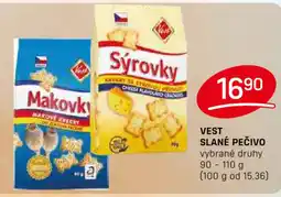 Flop VEST SLANÉ PEČIVO vybrané druhy 90 - 110 g nabídka