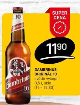 Flop GAMBRINUS ORIGINÁL 10 nabídka