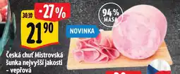 Albert Česká chuť Mistrovská šunka nejvyšší jakosti - vepřová nabídka