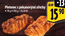 Albert Pletenec s pekanovými ořechy nabídka
