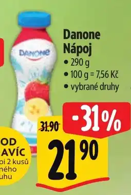 Albert Danone Nápoj nabídka