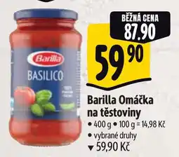 Albert Barilla Omáčka na těstoviny nabídka