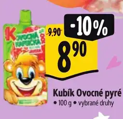 Albert Kubík Ovocné pyré nabídka