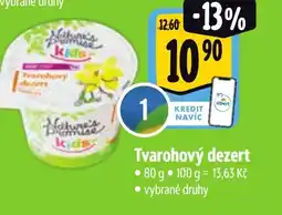 Albert Tvarohový dezert nabídka