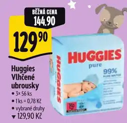 Albert Huggies Vlhčené ubrousky nabídka