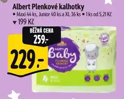 Albert Albert Plenkové kalhotky nabídka