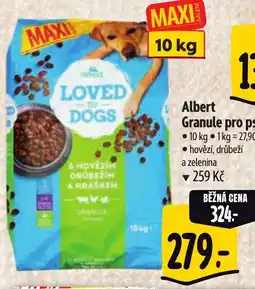 Albert Albert Granule pro psy nabídka