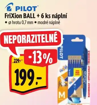 Albert Frixion BALL + 6 ks náplní nabídka