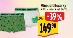 Albert Minecraft Boxerky nabídka