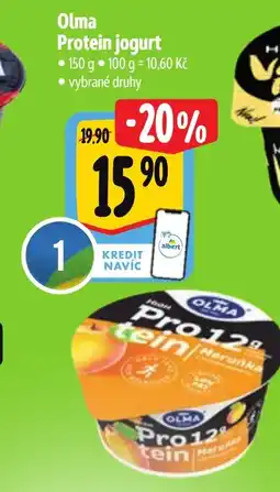 Albert Olma Protein jogurt nabídka