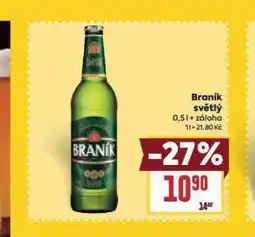 Billa Pivo braník nabídka