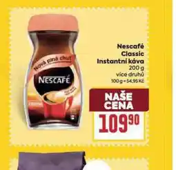 Billa Nescafé classic instantní káva nabídka