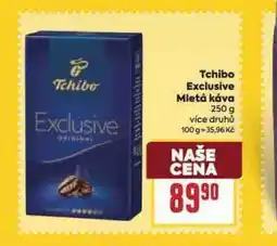 Billa Tchibo exclusive mletá káva nabídka