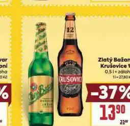 Billa Pivo krušovice 12 královský ležák nabídka