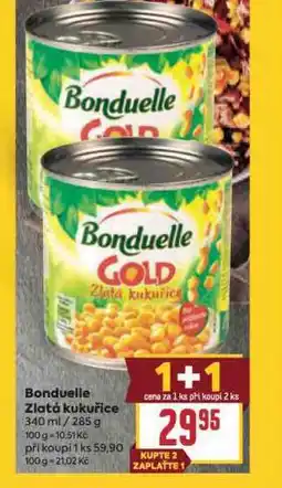Billa Bonduelle zlatá kukuřice nabídka