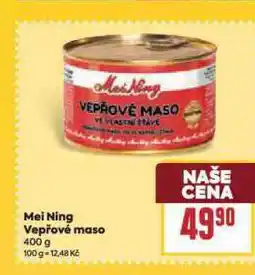 Billa Mei ning vepřové maso nabídka