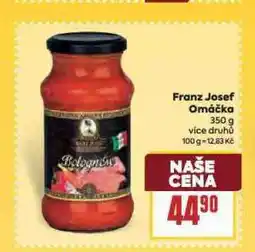 Billa Franz josef omáčka nabídka