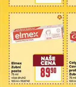 Billa Elmex zubní pasta nabídka