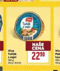 Billa Viva tuňák s vejci nabídka