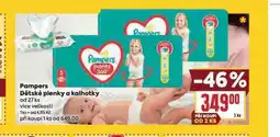 Billa Pampers dětské plenky nabídka