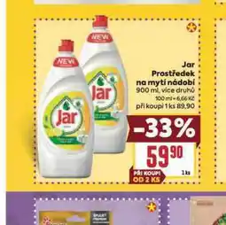Billa Jar prostředek na nádobí nabídka