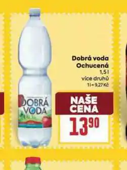 Billa Dobrá voda ochucená nabídka