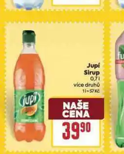 Billa Jupí sirup nabídka