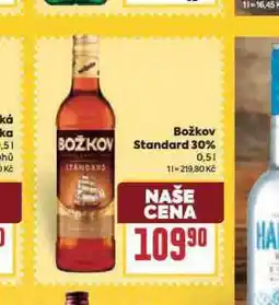 Billa Božkov standard nabídka