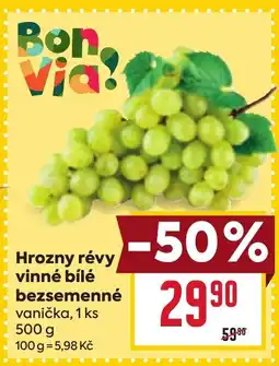 Billa Hrozny révy vinné bílé bezsemenné nabídka