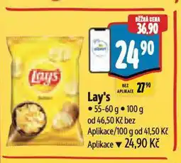 Albert Lay's chipsy nabídka