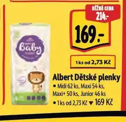 Albert Dětské plenky nabídka
