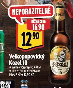 Albert Pivo velkopopovický kozel nabídka