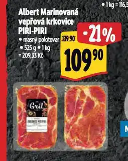 Albert Marinovaná vepřová krkovice nabídka