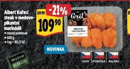 Albert Kuřecí steak v medovo-pikantní marinádě nabídka