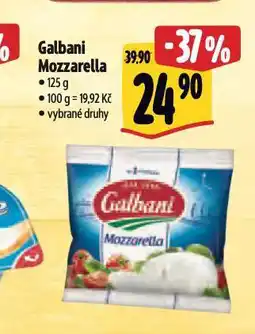 Albert Galbani mozzarella nabídka