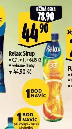 Albert Relax sirup nabídka