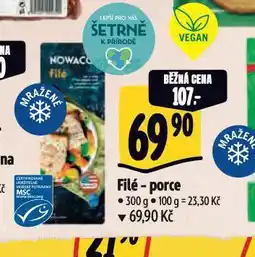 Albert Filé porce nabídka