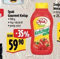 Albert Spak gourmet kečup nabídka