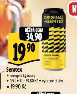 Albert Semtex energy drink nabídka