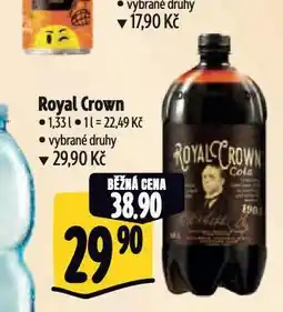 Albert Royal crown cola nabídka