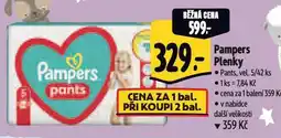 Albert Pampers dětské plenky nabídka