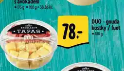 Albert Duo - gouda kostky / fuet nabídka