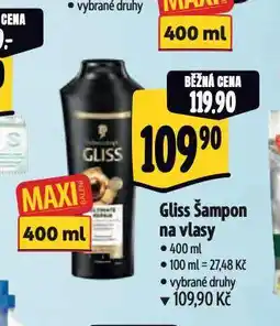Albert Gliss šampon na vlasy nabídka